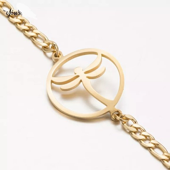 Stainless Steel Dragonfly Bracelet - Picture 3 of 4